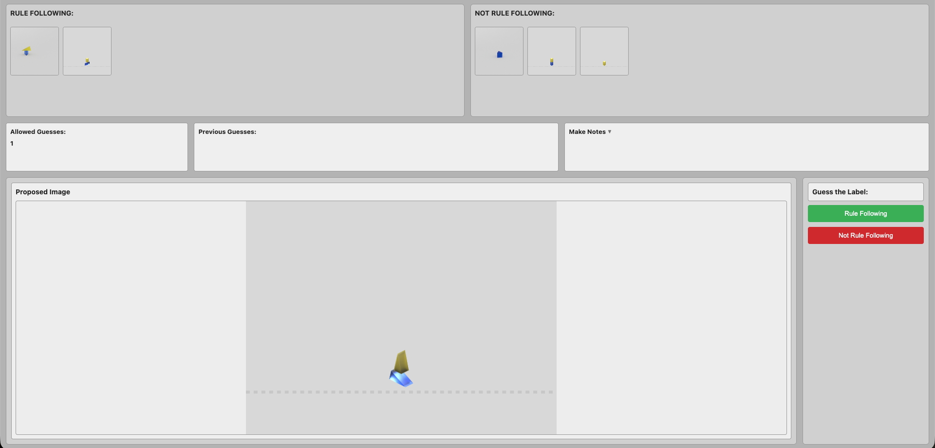 Frontend: labeling a scene.
